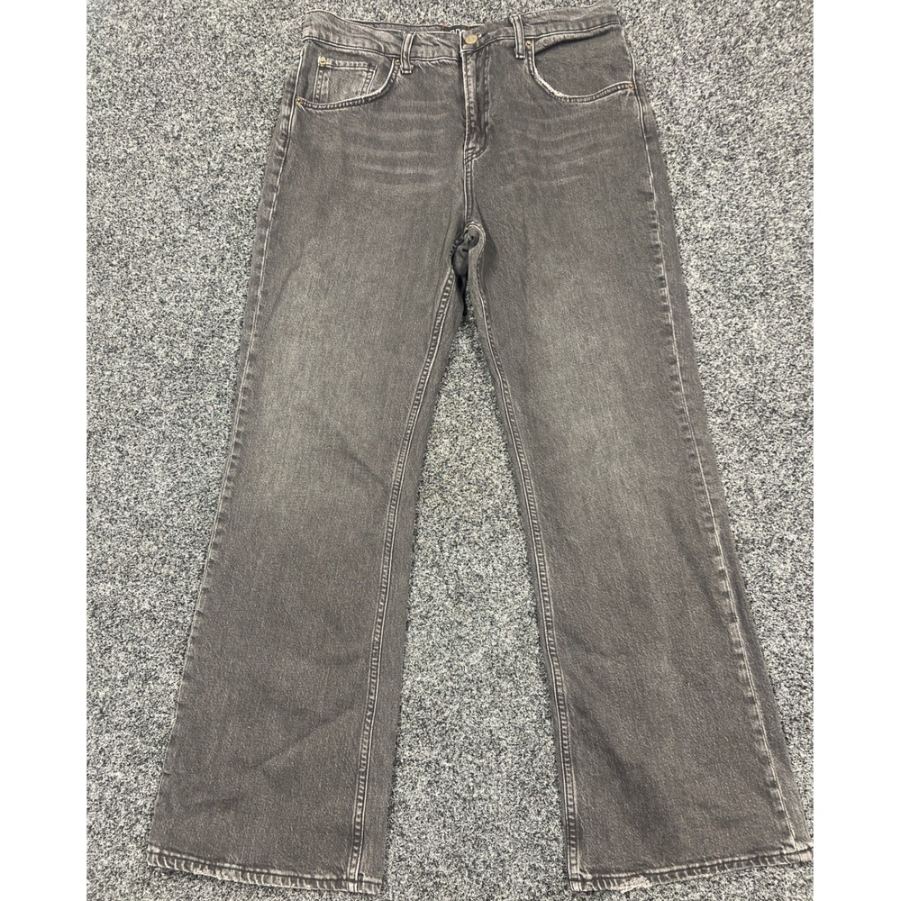BDG Jeans Women 31 Black 90s Bootcut High Rise Faded Denim Urban Outfitters